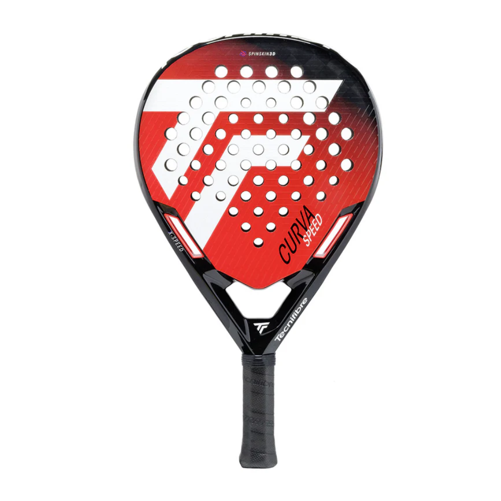 Miniatura 1.0 de Raquete de Padel Curva Speed Preto/VermelhoTecnifibre