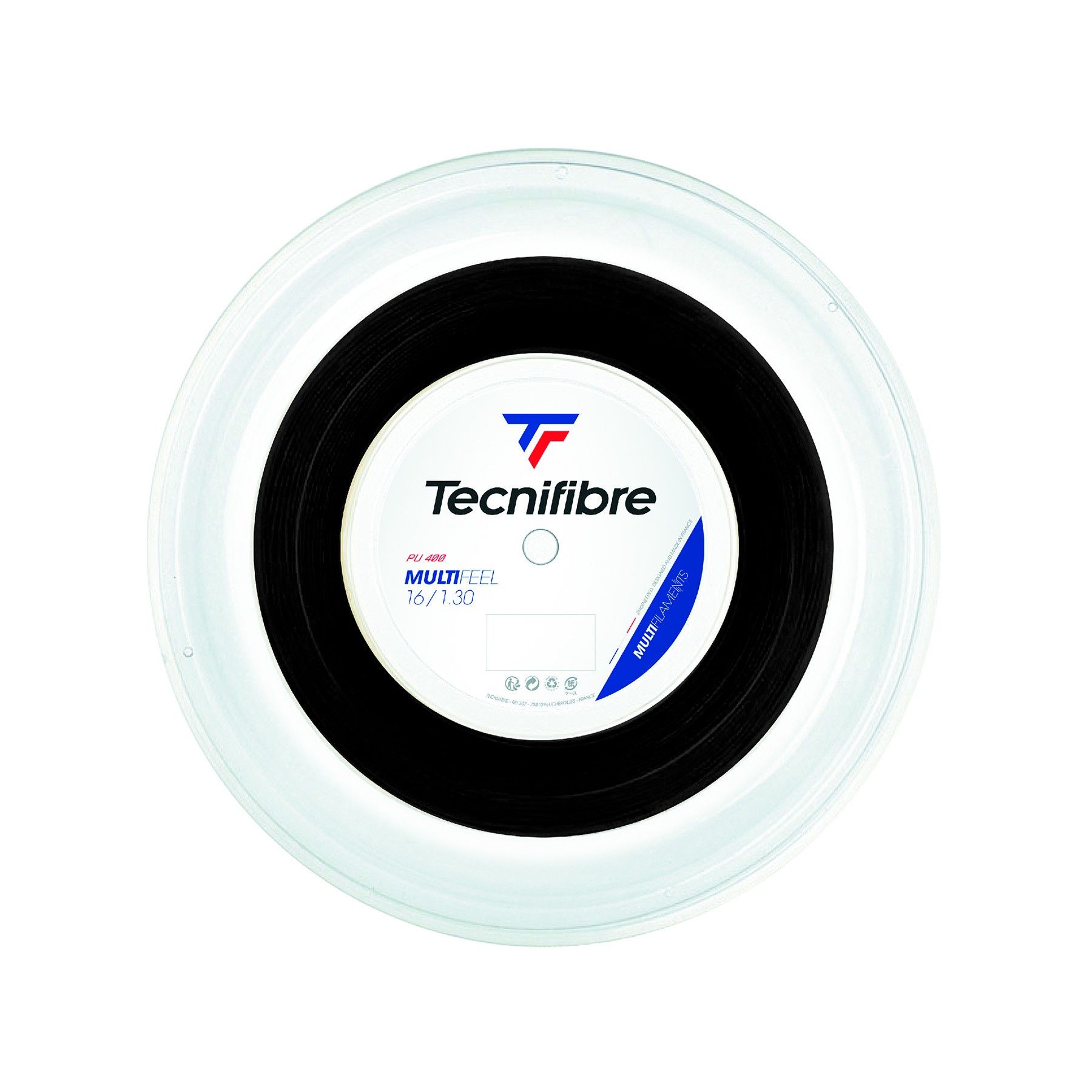 Corda Bobina 200M Multifeel HD 1,30 Preto Tecnifibre