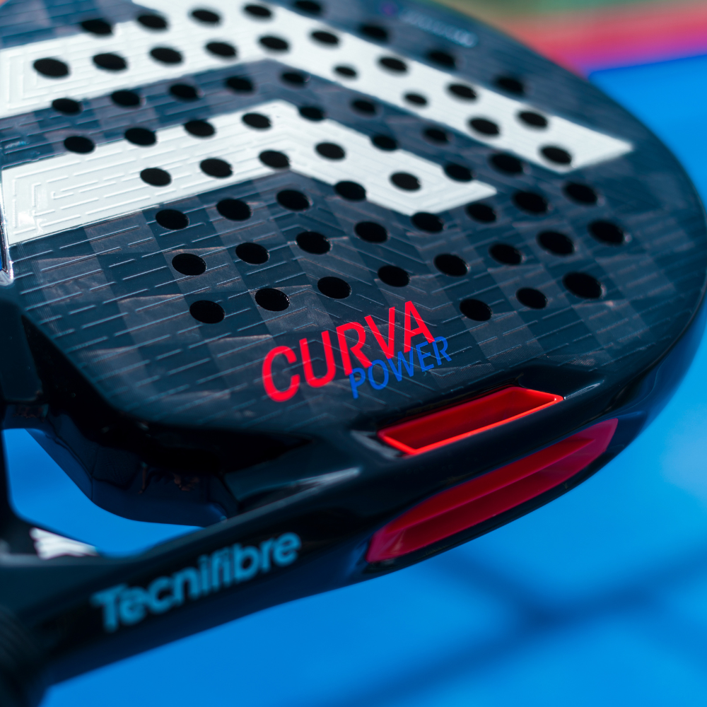Miniatura 14.0 de Raquete de Padel Curva Power Preto Tecnifibre
