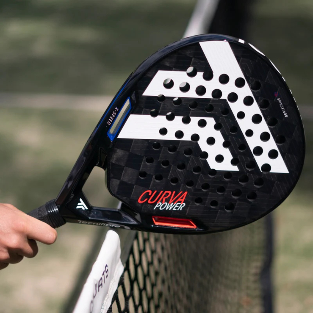 Miniatura 11.0 de Raquete de Padel Curva Power Preto Tecnifibre