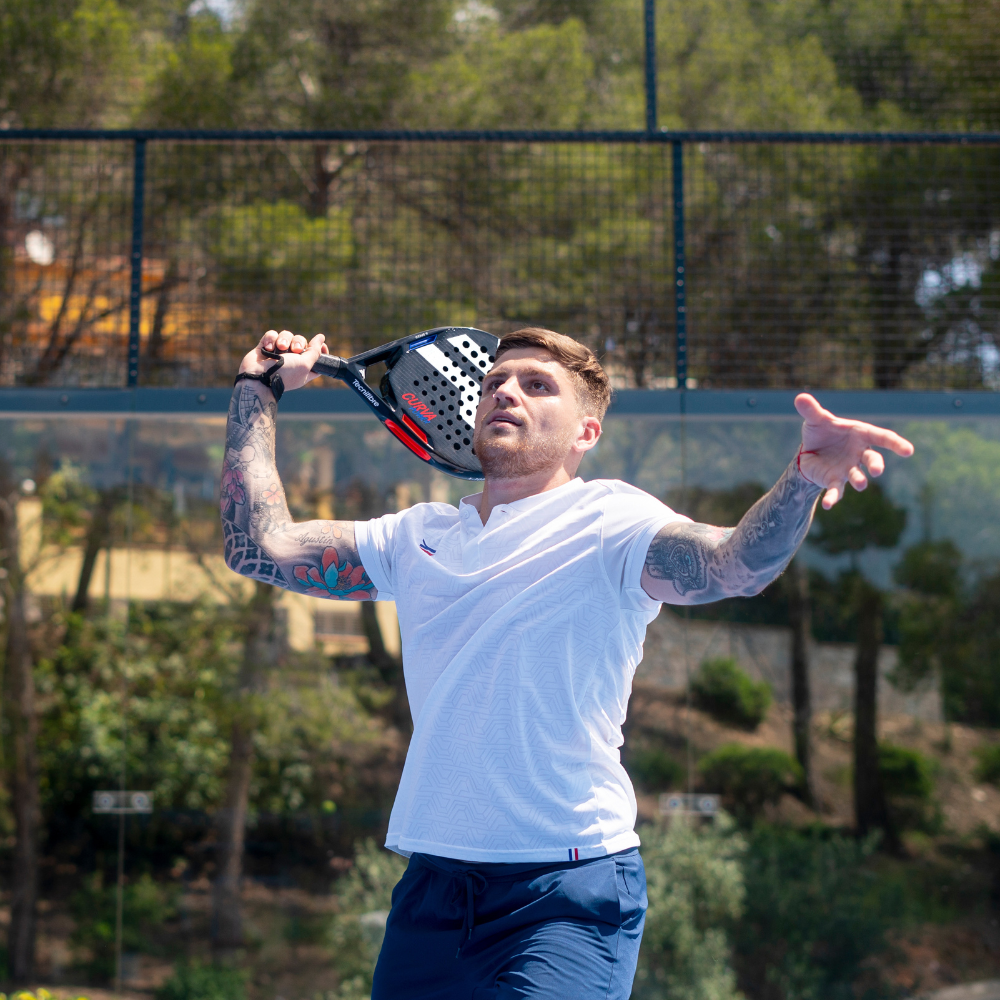 Miniatura 18.0 de Raquete de Padel Curva Power Preto Tecnifibre