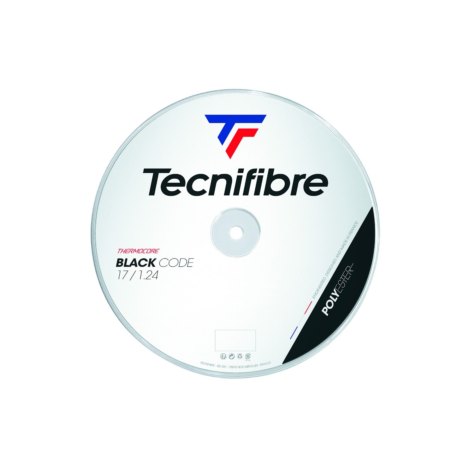 Corda Bobina 200M Black Code 1,24 Preto Tecnifibre