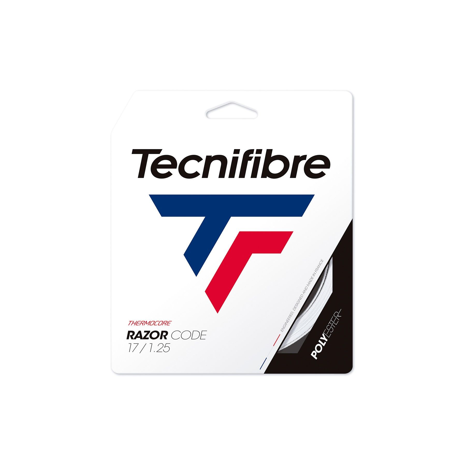 Corda Set Razor Code 1,25 Tecnifibre Preto