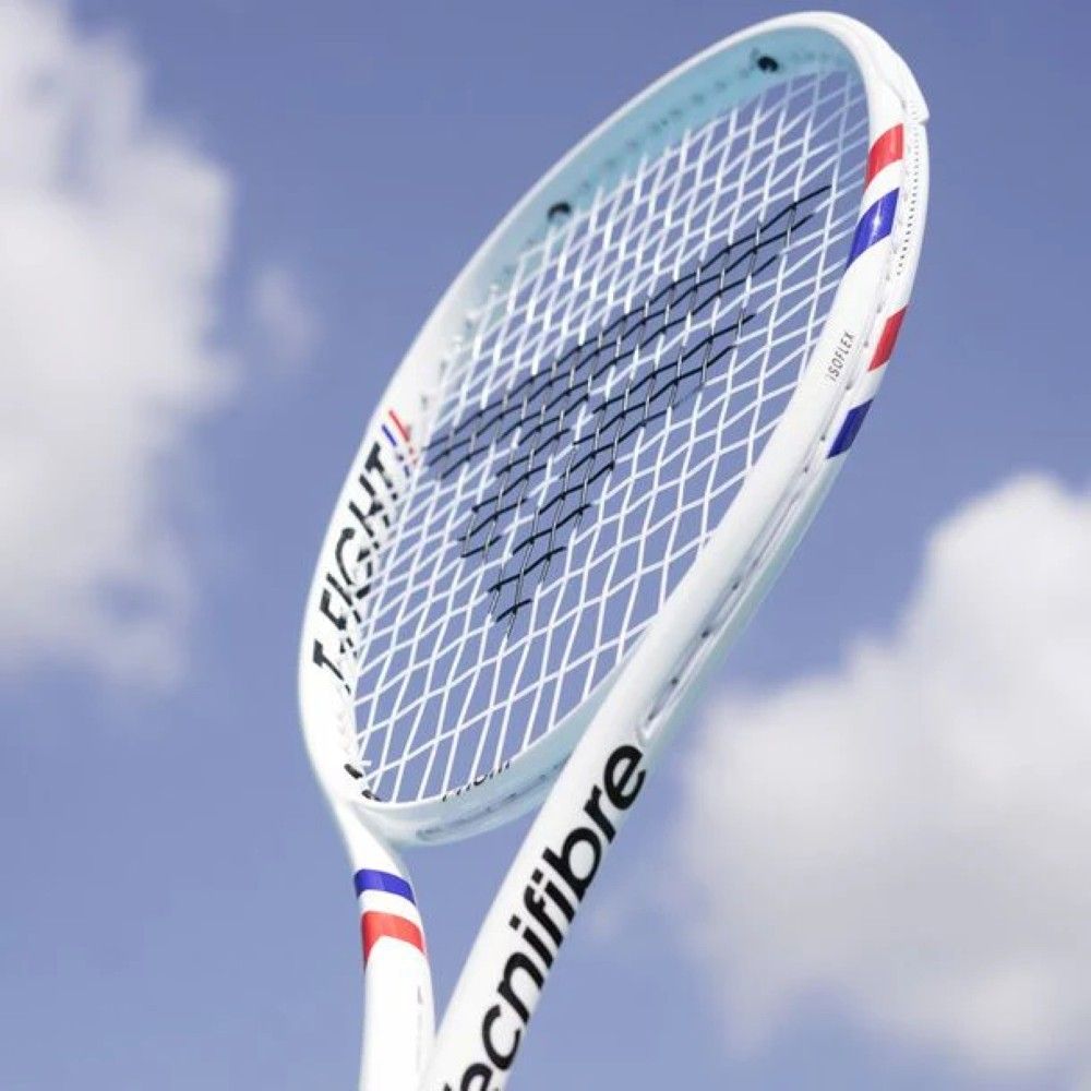 Miniatura 5.0 de Raquete de T&ecirc;nis T-Fight V2 315S Isoflex Branco Tecnifibre