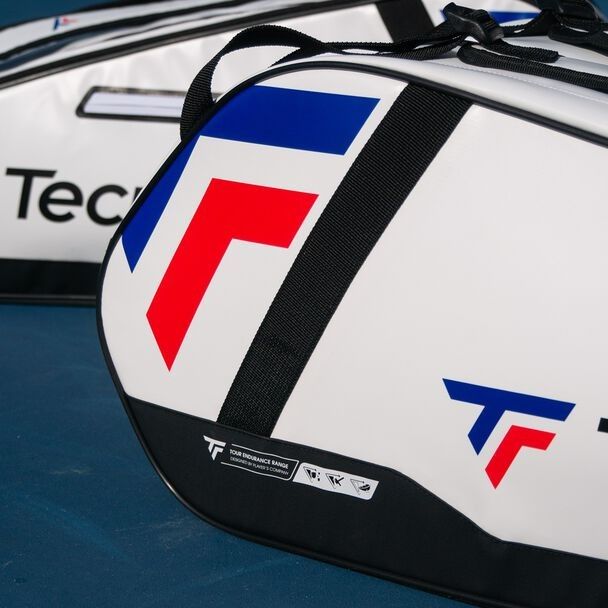 Miniatura 5.0 de Bolsa de Raquete Tour Endurance 6R Branco Tecnifibre
