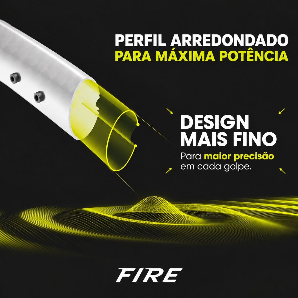 Miniatura 11.0 de Raquete de T&ecirc;nis Fire 255 Branco Tecnifibre