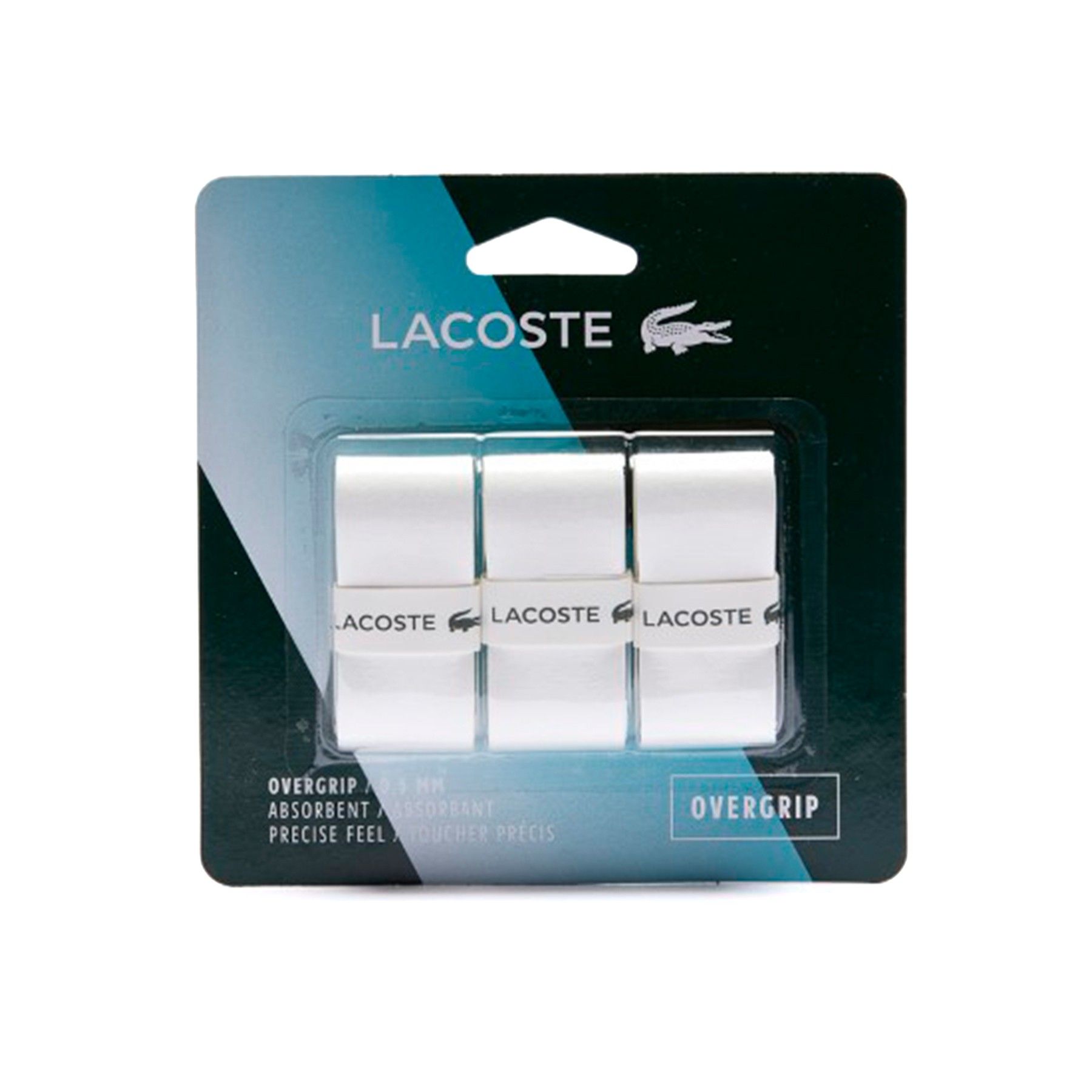 Grip Lacoste Surgrip Branco Tecnifibre