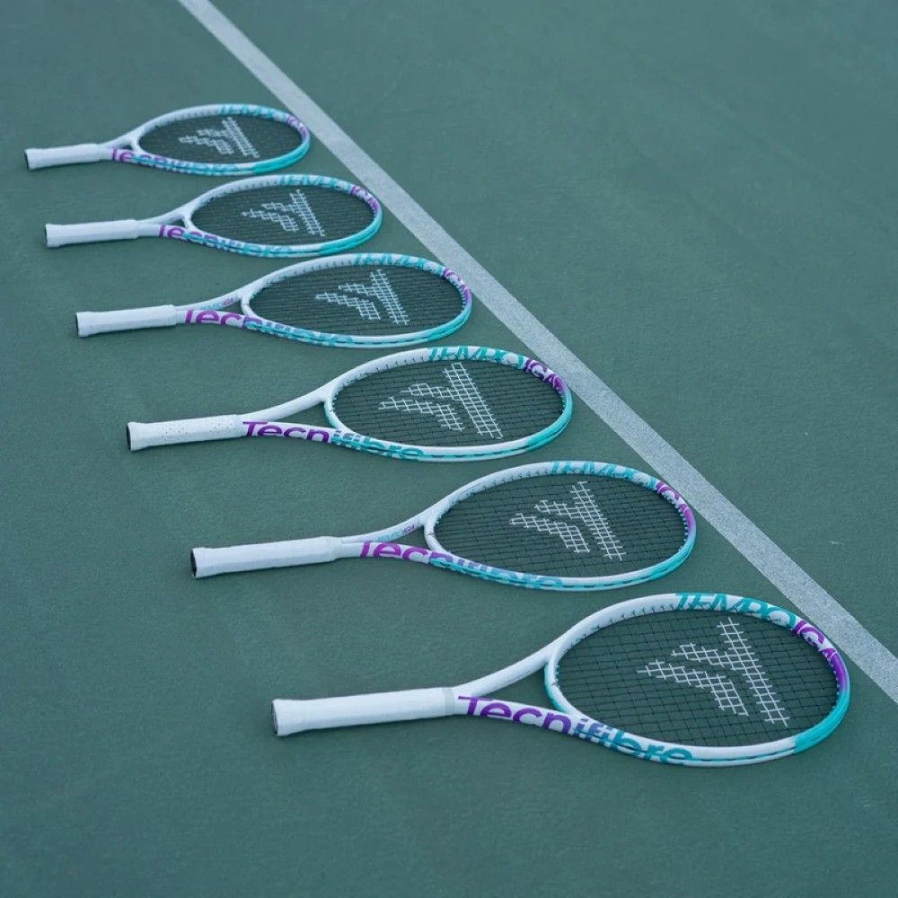 Miniatura 5.0 de Raquete de T&ecirc;nis Tempo IGA 24 Branco Tecnifibre